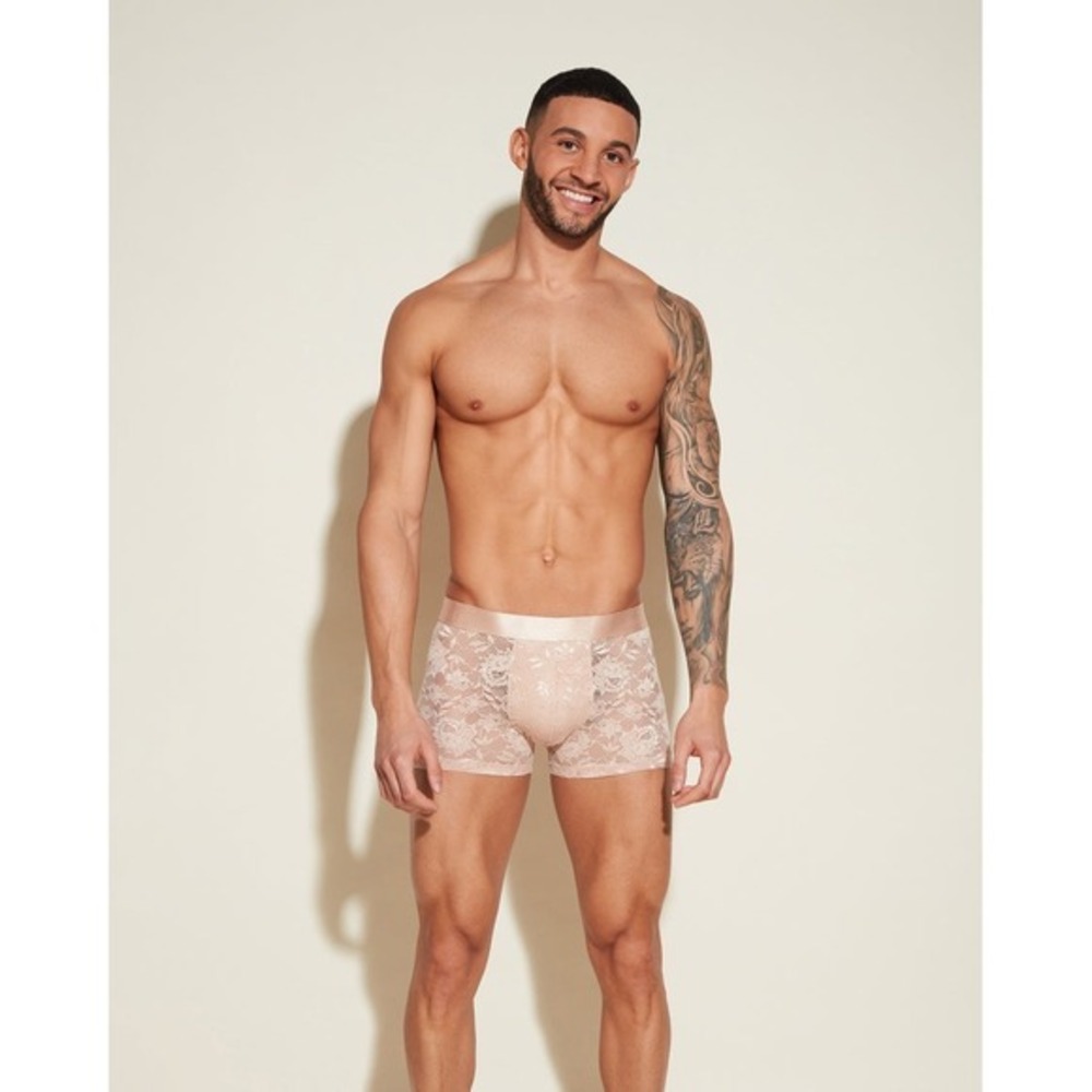 Cosabella Never Say Never Form Classic Trunk Sette Lace Boxer Brief Size XL